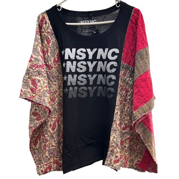 Nsync Kantha poncho One-Size fits S-3X - Picture 1 of 1